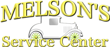 Melsons Service Center logo, celebrating 55 years